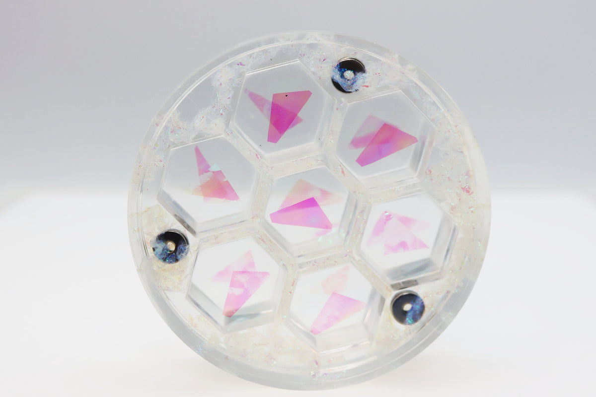 Sharp Edge Resin Dice Vault - Ethereal Clouds Dice Box Foam Brain Games